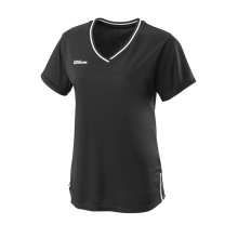 Wilson Tennis Shirt V-Neck Team II black Women